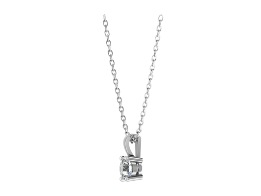 Round Four Claw Pendant 4.5mm