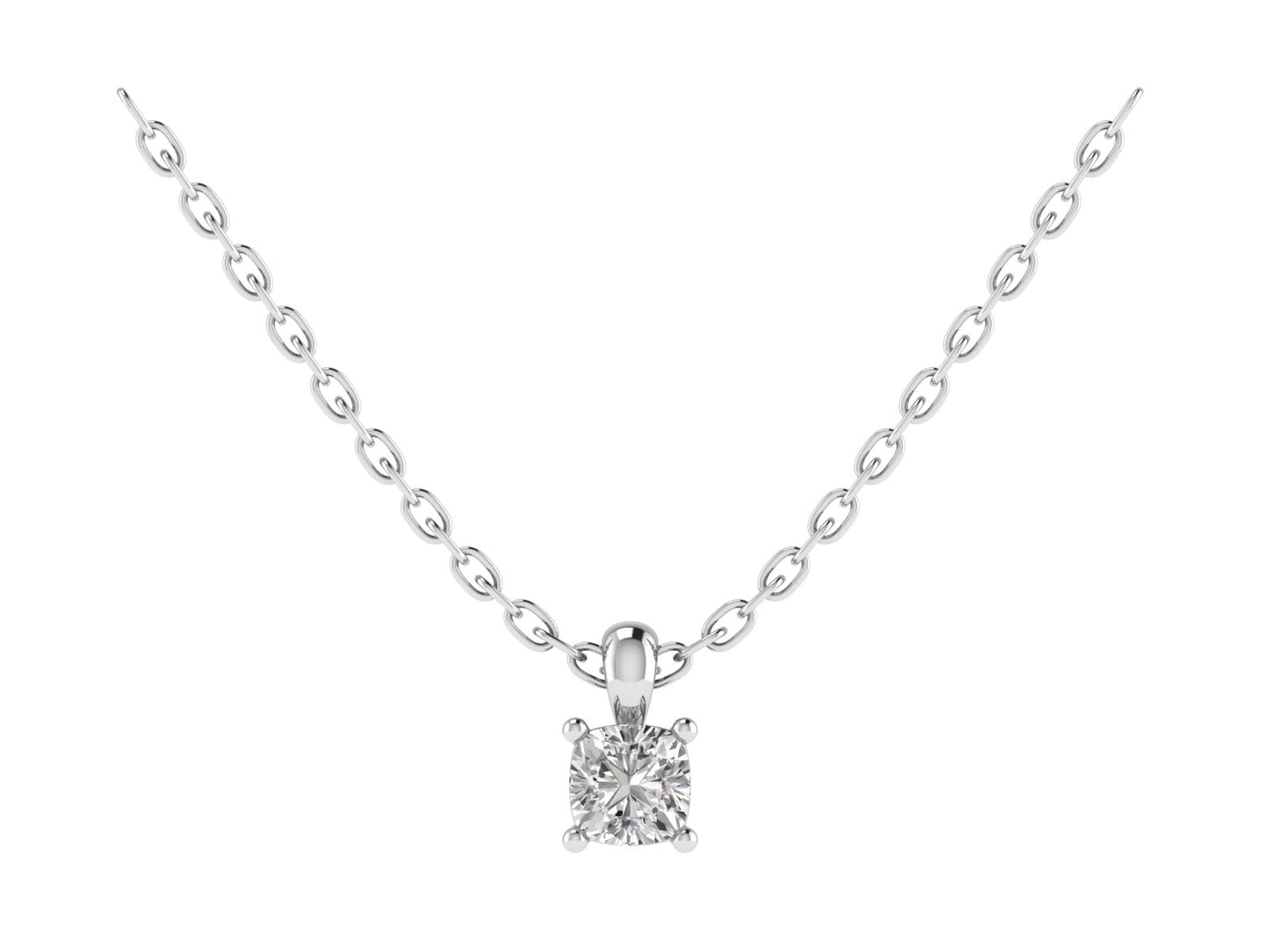 Cushion Four Claw Pendant 5mm