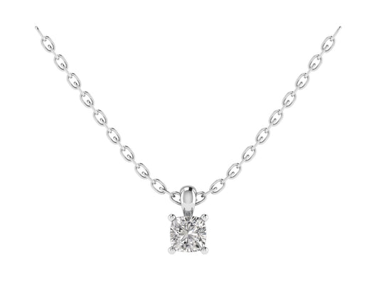 Cushion Four Claw Pendant 4mm