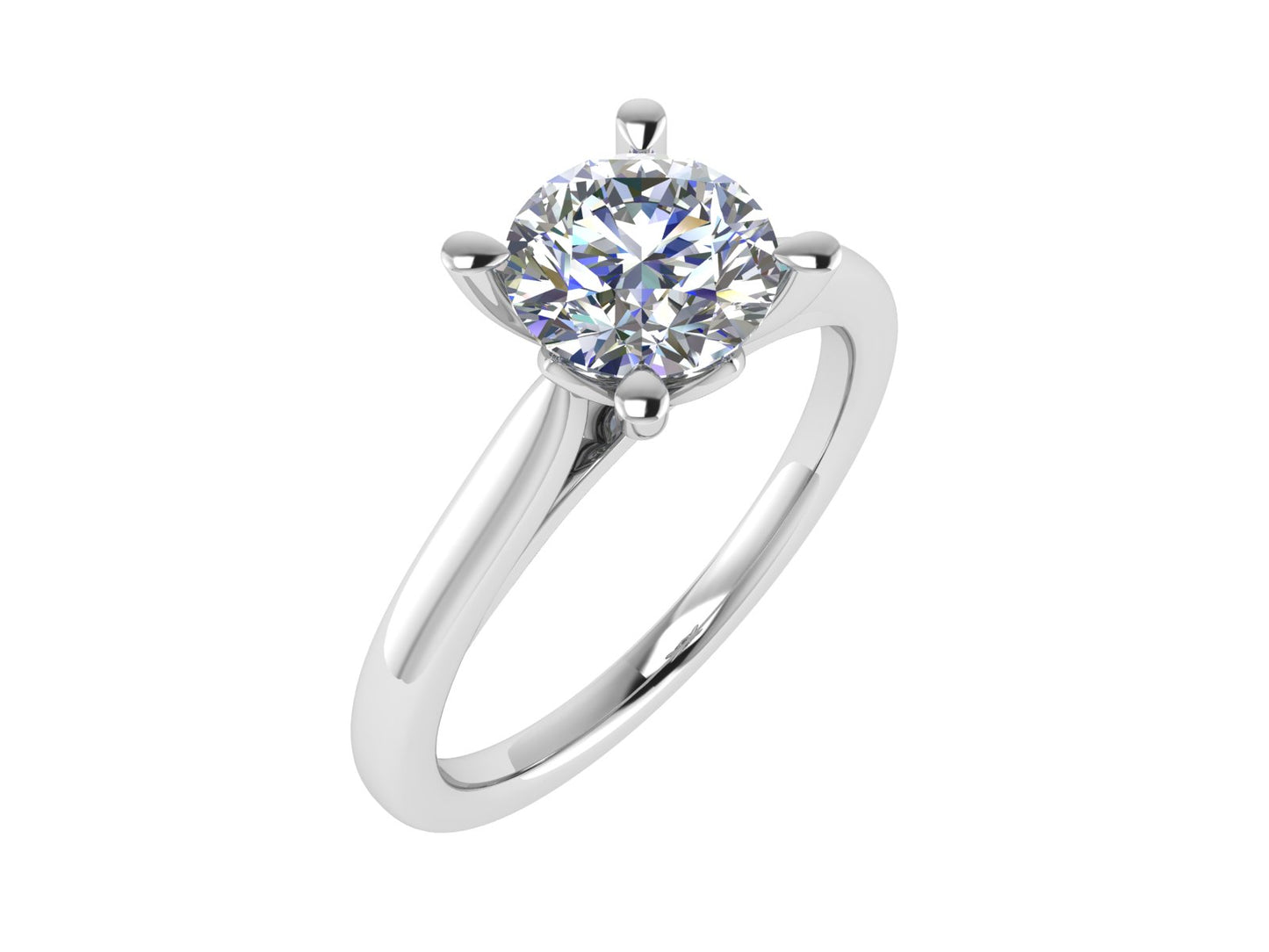 Round four claw Ring 7mm