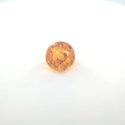 Orange Sapphire Round 5.5mm BE heated 1.01ct