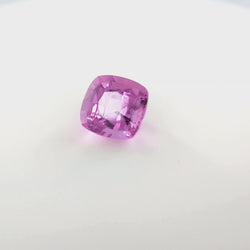 Sri Lankan Pink Sapphire: Cushion Cut 5.11 x 4.96mm