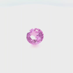 Sri Lankan Pink Sapphire: Round Cut 5.5mm
